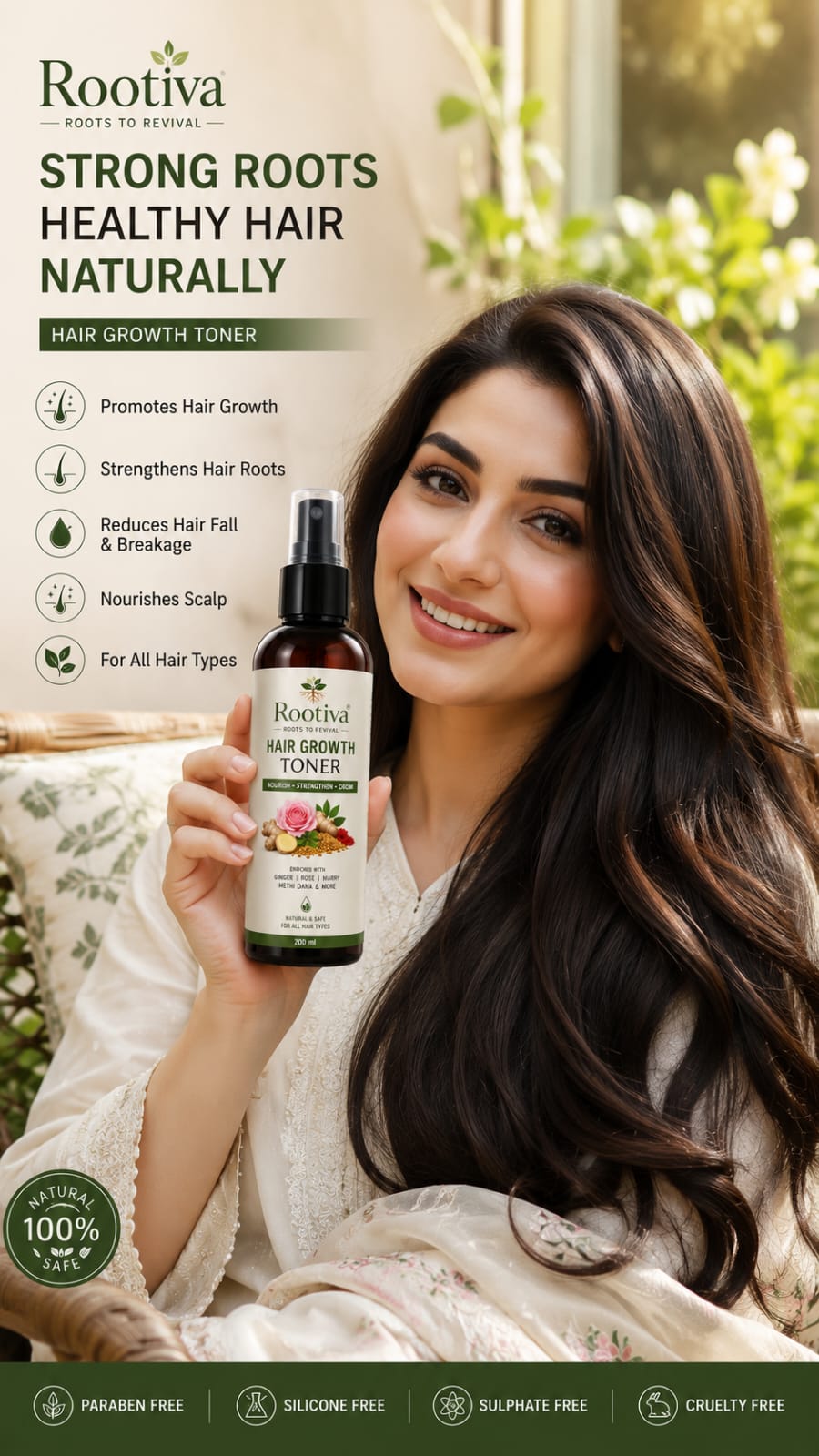 Rootiva Herbal Hair Toner